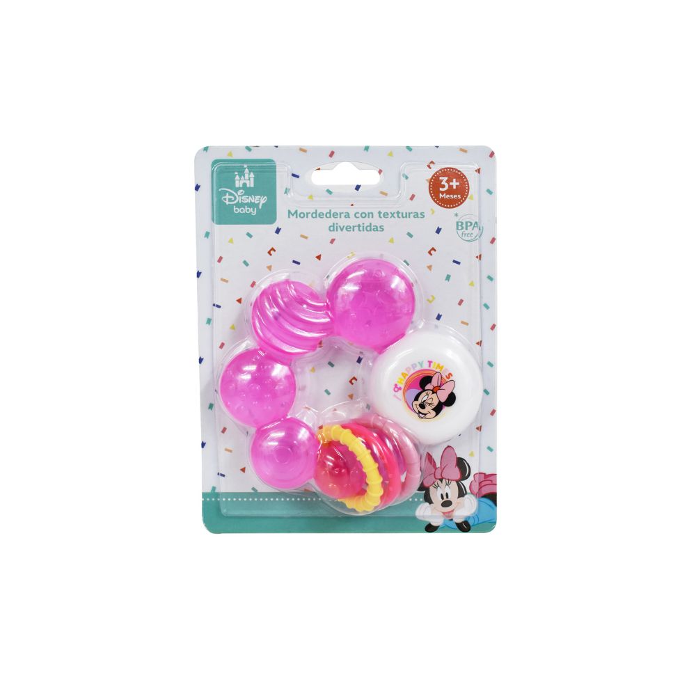Mordedera De Agua Minnie Diseño Práctico Para Dentición