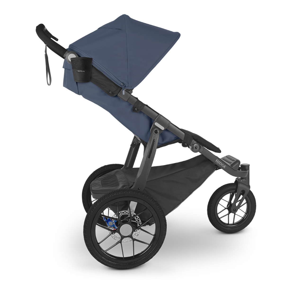 Portavasos UPPAbaby Ridge para Carrito Soporta Varios Tamaños, Fácil Instalación, Plegable y Tela Fácil de Limpiar