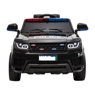 Carro Eléctrico Patrulla Policía Con Luces Y Boton De Sirena