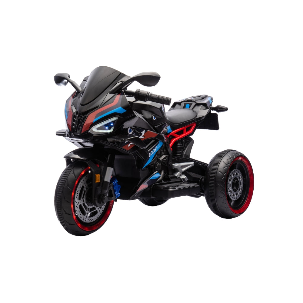 Motocicleta Montable Eléctrica Deportiva Con Sonido De Motor, Infanti