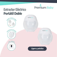 Premium Baby Extractor de Leche Portátil Doble