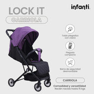 Infanti Carriola Lock It Lite Tipo Maleta Ultraligera