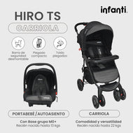 Carriola Travel System Hiro Infanti Multiposiciones