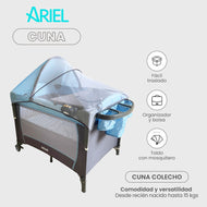 Cuna Para Bebé Viajera Tipo Colecho Ariel Infanti