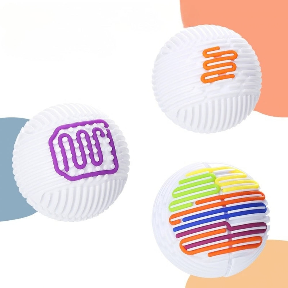 Juguete De Silicón Con Diseño de Pelota Colorido Fácil De Manipular Y Para Exploración