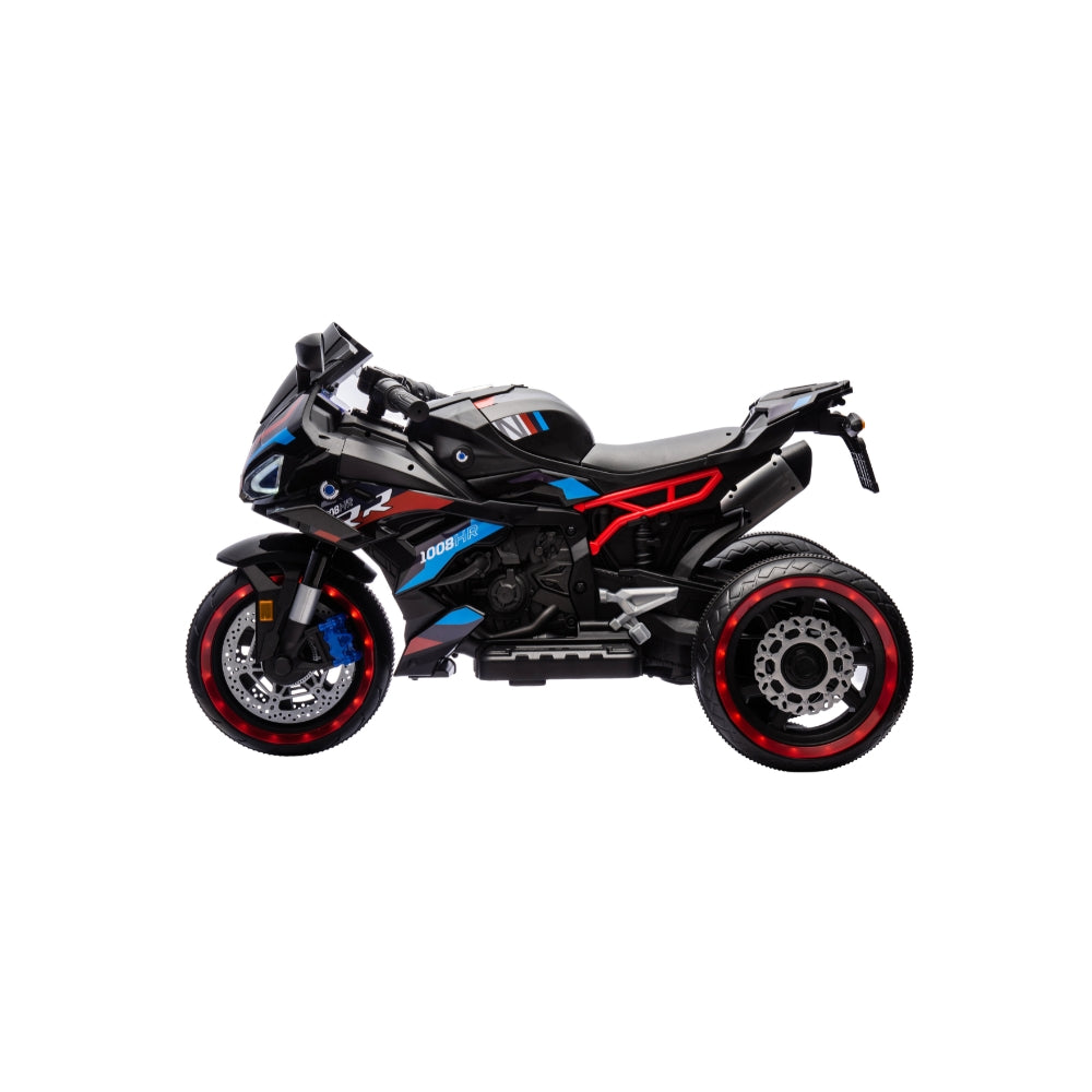 Motocicleta Montable Eléctrica Deportiva Con Sonido De Motor, Infanti