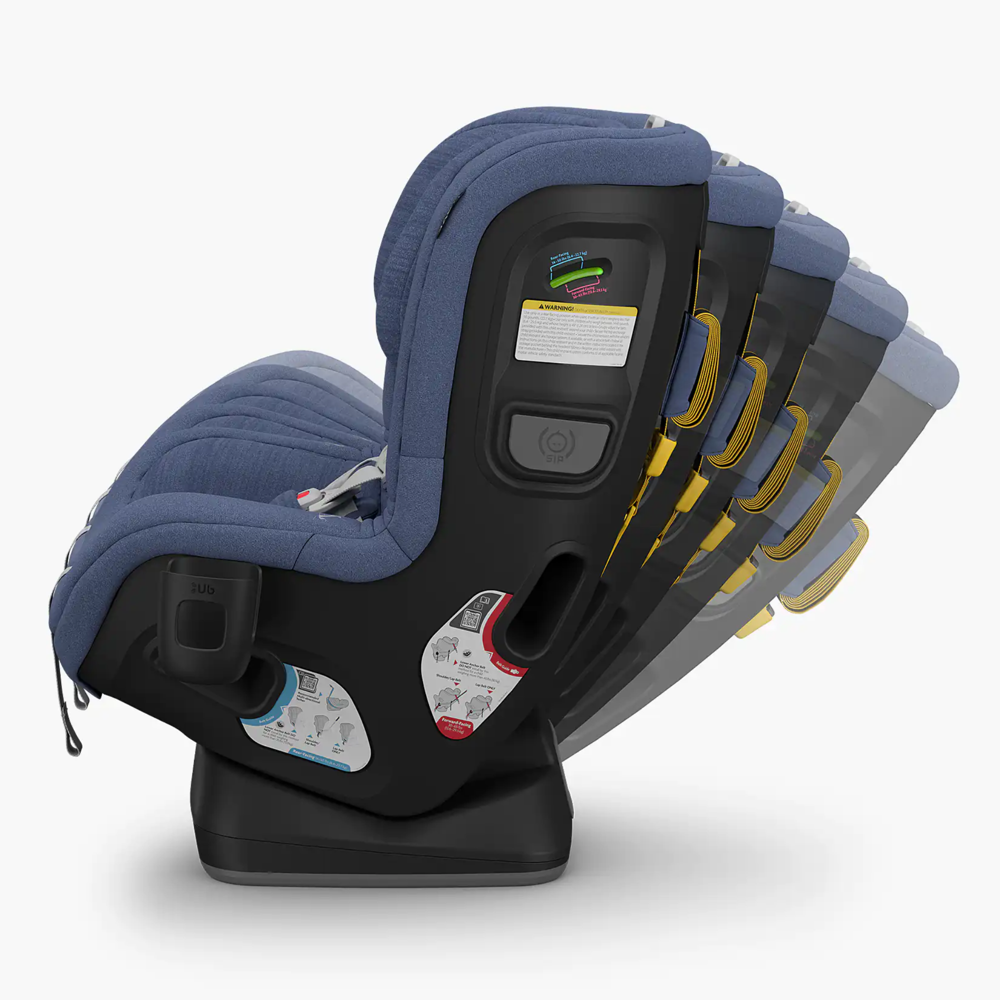 Silla de Auto Convertible Rove, QuickGuard 3 Pasos, SmartSecure, Arnés Sin Reenhebrado, FAA, Contramarcha 22,7 kg, A Favor 29,5 kg