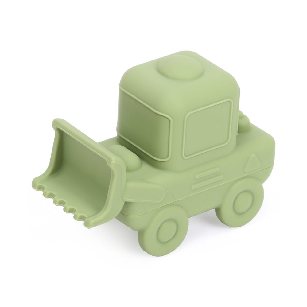 Set De Juguetes De Silicón Para Baño Con 5 Piezas Camioncitos De Construcción Con 5 Piezas