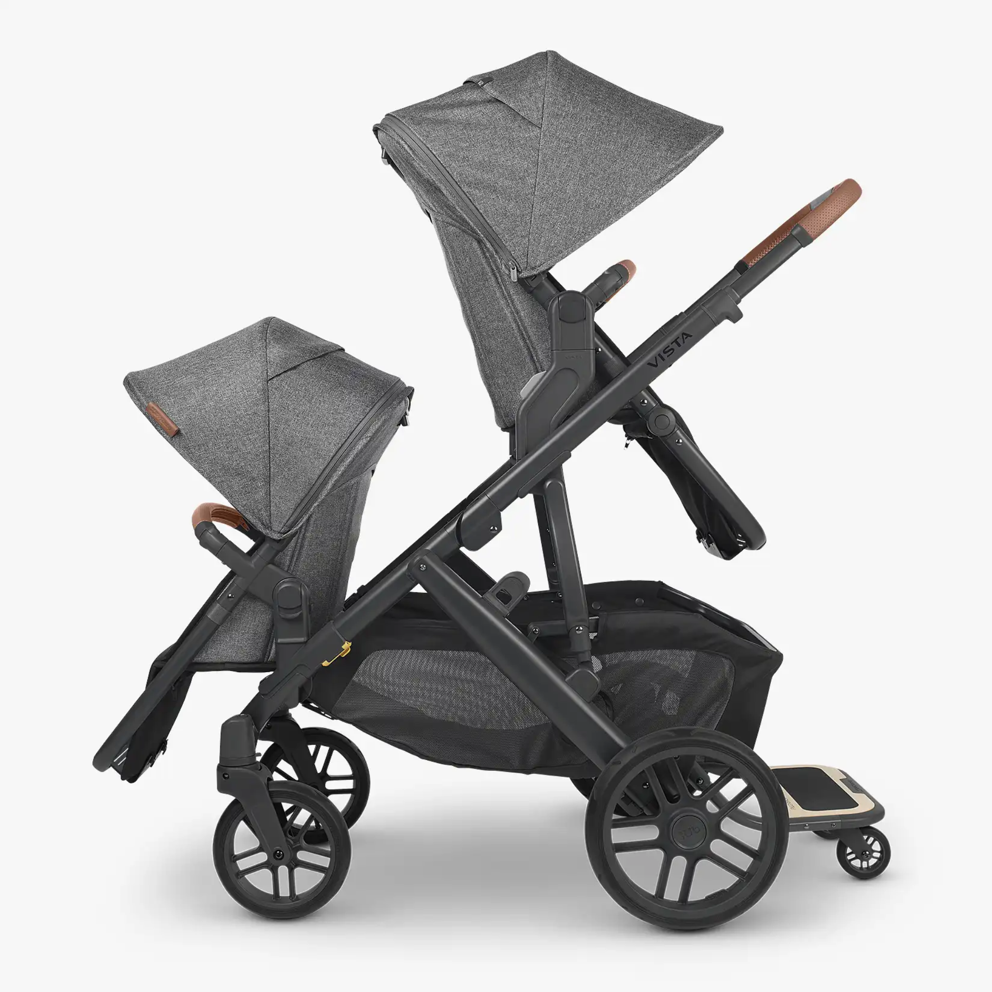 Plataforma PiggyBack para vista acopla fácilmente a tu coche, segura y antideslizante, ideal para niños hasta 25 kg