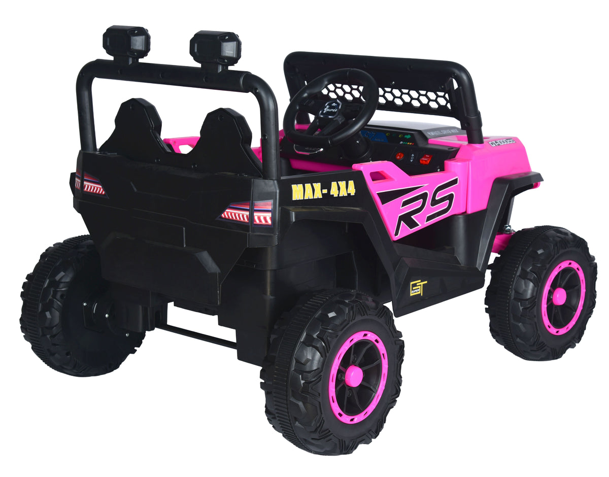 Carro Eléctrico Montable Tipo RZR Todo Terreno Con Control Remoto