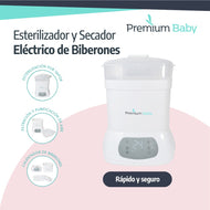 Premium Baby Esterilizador y Secador Eléctrico de Biberones