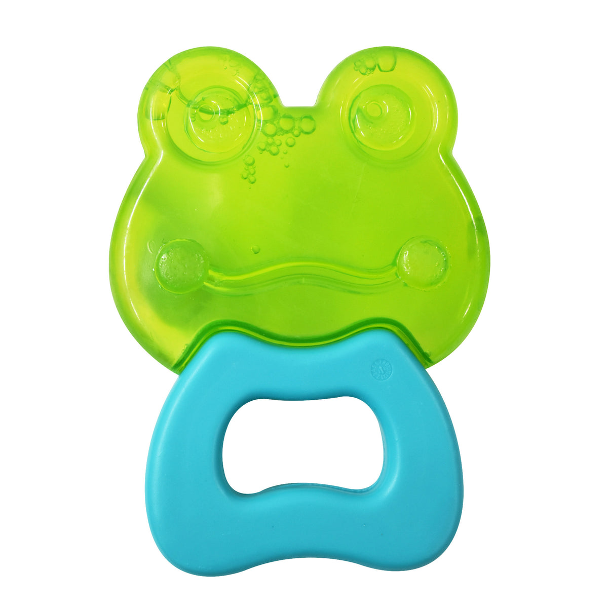 Mordedera Rellena de Agua Con Forma de Rana, Verde Libre BPA, Libre PVC, Infanti