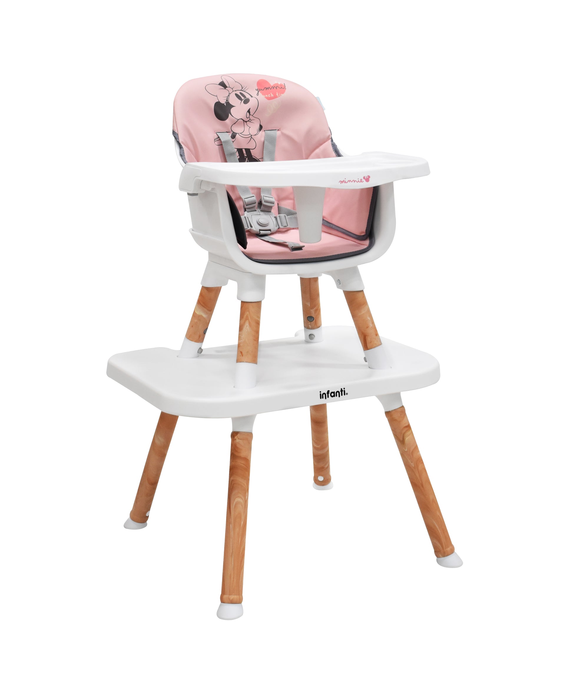 Silla Alta Periquera Bebe Infanti Disney Ligera Segura 6 en 1