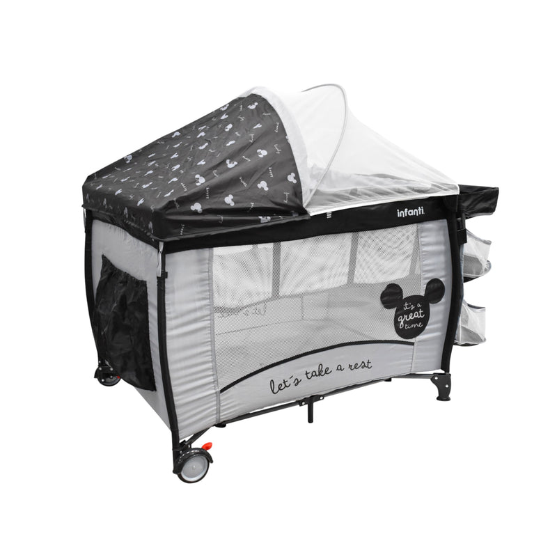 Cuna Disney Mickey 2 en 1 Con Cambiador Desmontable