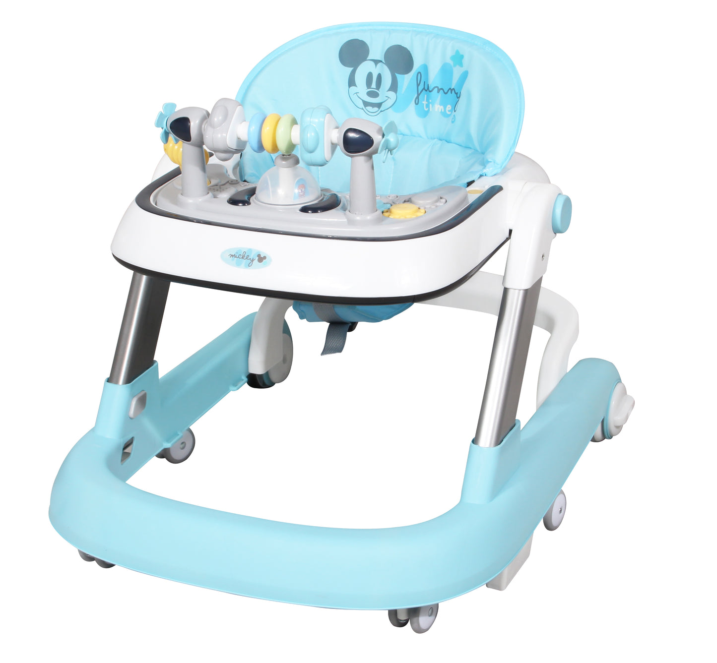 Disney Andadera 3 En 1 Charola Interactiva Led Sonido 12 Kg