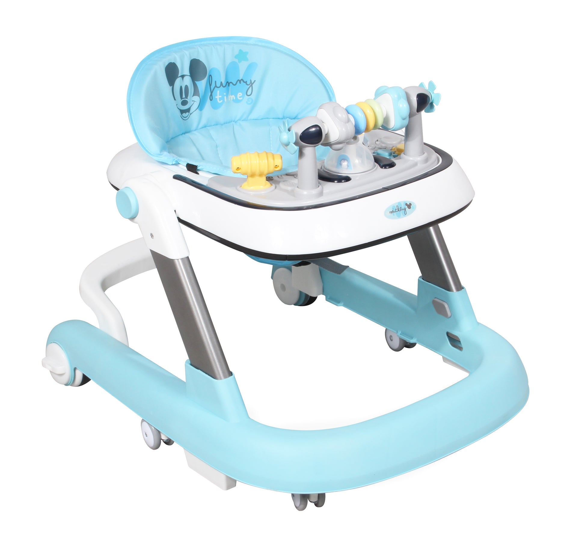 Disney Andadera 3 En 1 Charola Interactiva Led Sonido 12 Kg