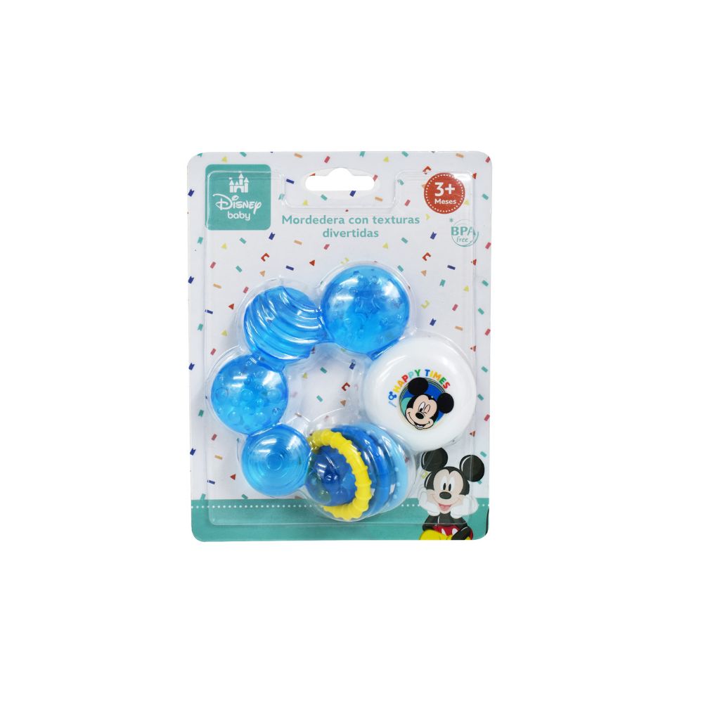 Mordedera De Agua Mickey Diseño Práctico Para Dentición