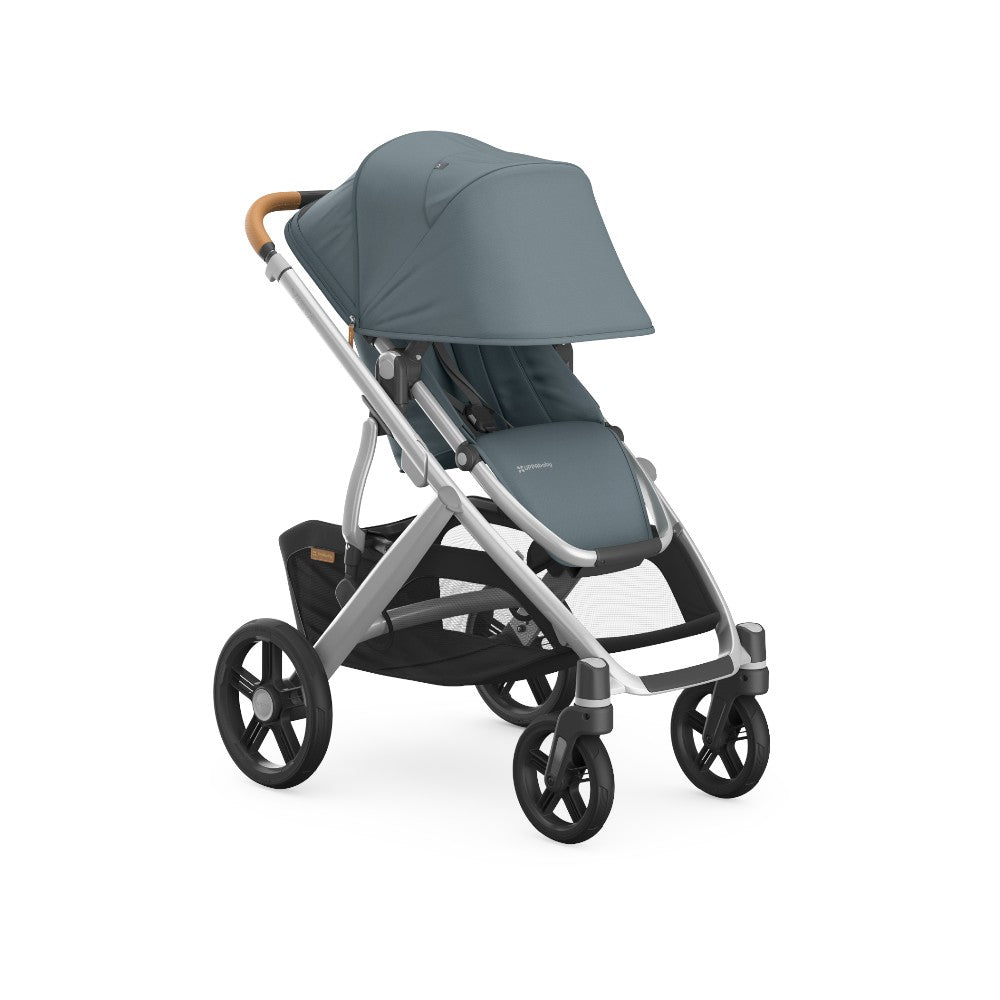 Carriola UPPAbaby Vista V3 Dillan: Mango Telescópico, Asiento Reversible y Toldo Expandible con Protección UPF 50+