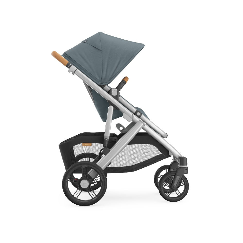 Carriola UPPAbaby Vista V3 Dillan: Mango Telescópico, Asiento Reversible y Toldo Expandible con Protección UPF 50+