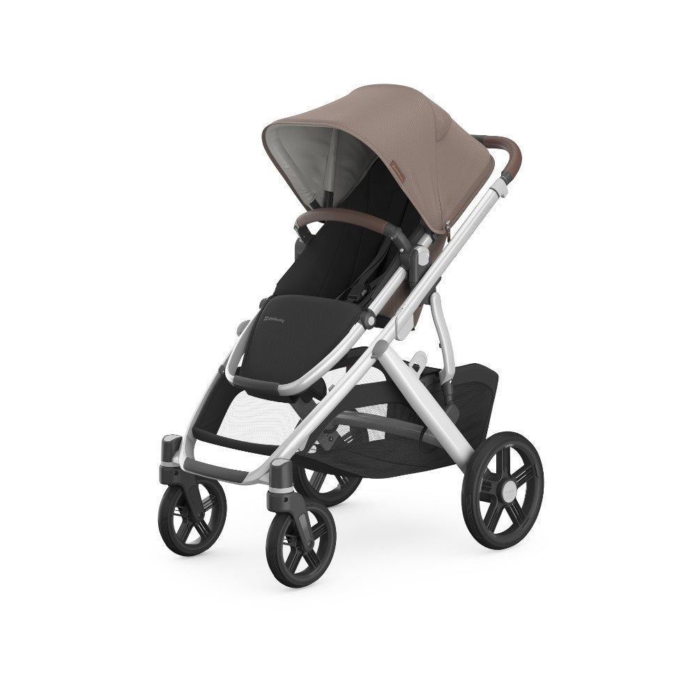 Carriola UPPAbaby Vista V2 Theo: Mango Telescópico, Asiento Reversible y Toldo Expandible con Protección UPF 50+