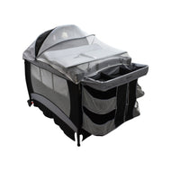 Lifestyle By Infanti Cuna De Viaje Cuddy Ultracompacta Convertible A Mecedora Color Gris