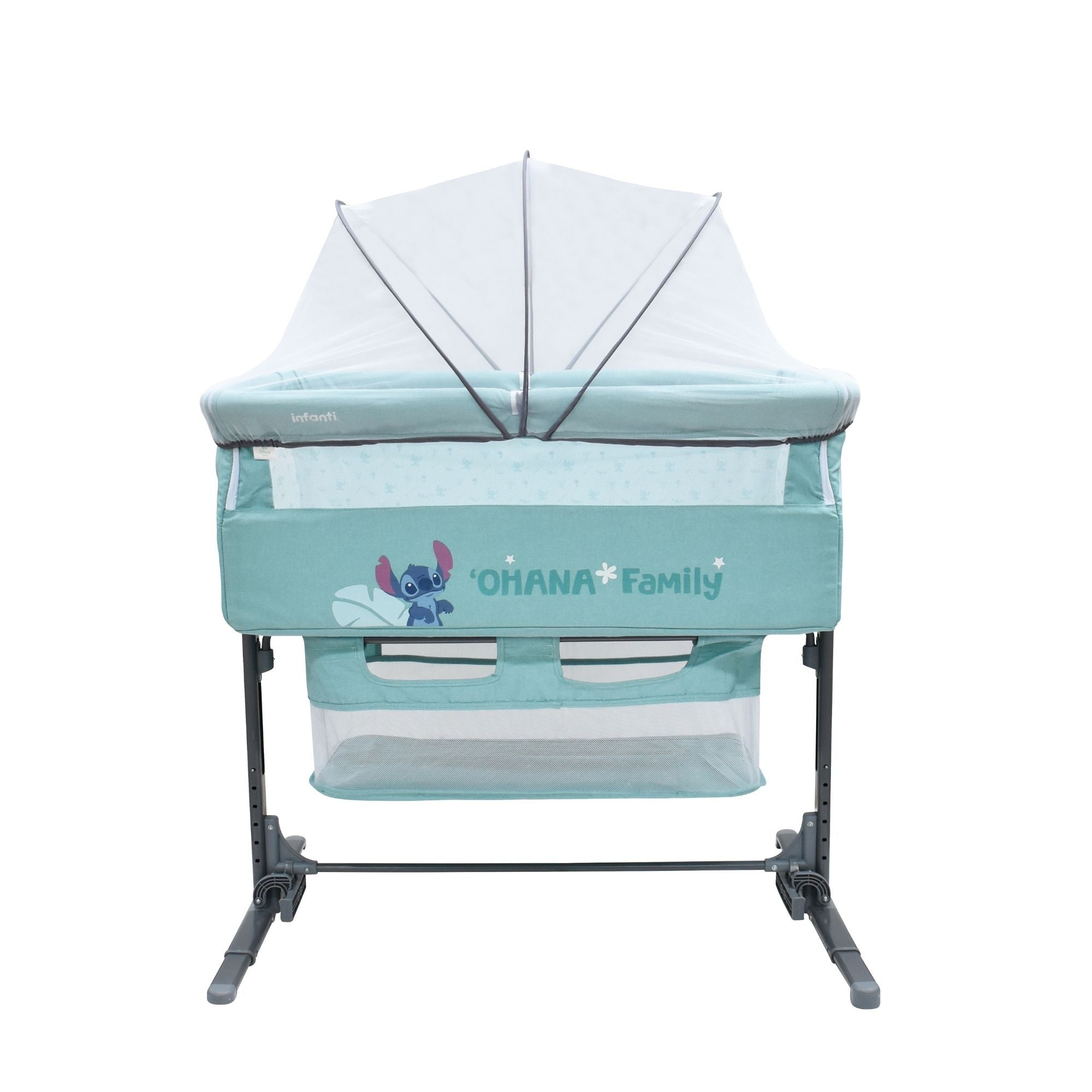 Cuna Colecho De Bebe Plegable Con Mosquitero Y Lateral Abatible