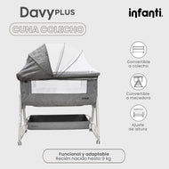 Cuna Colecho Para Bebe Mosquitero Con Cambiador Desmontable