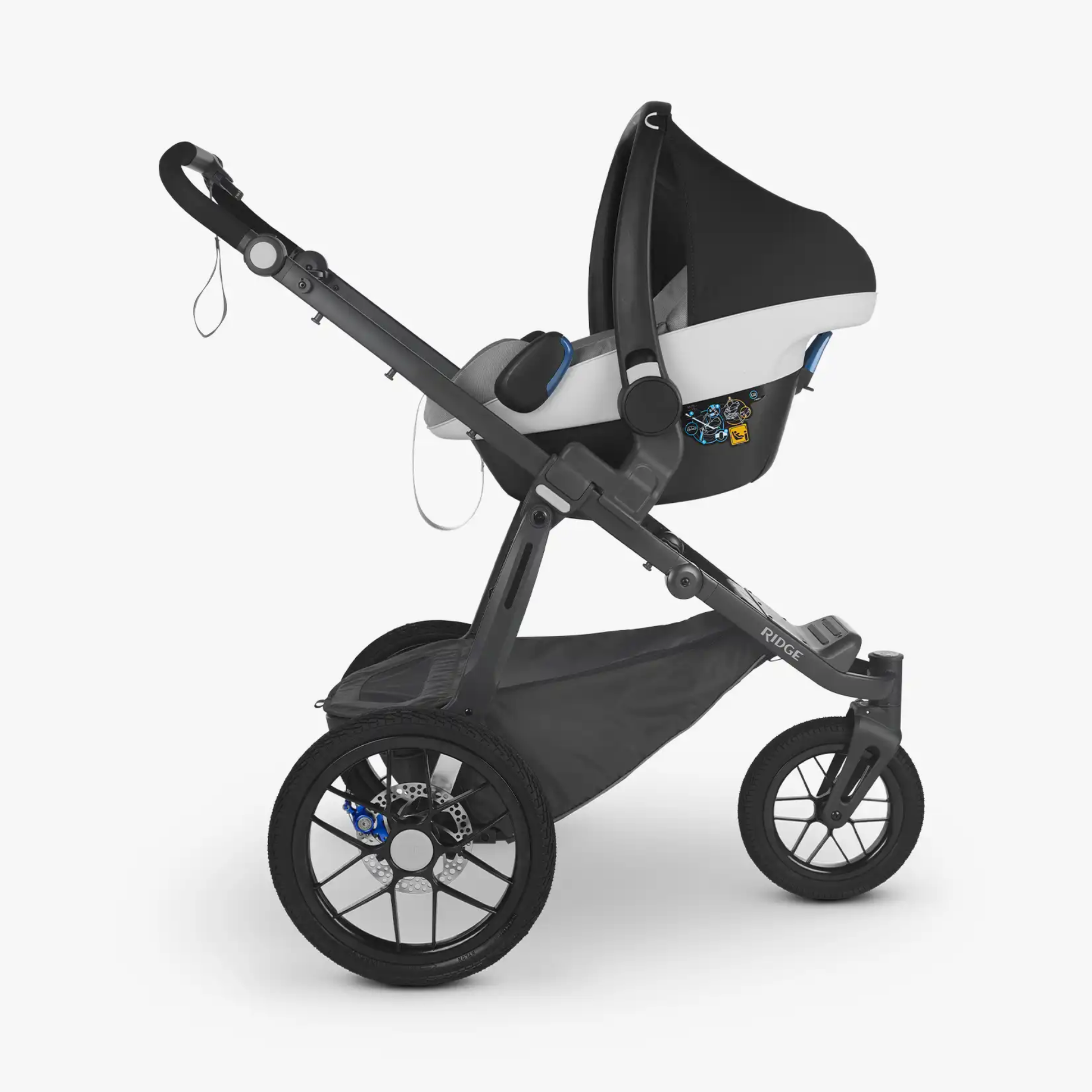 Adaptadores UPPAbaby Ridge para Asientos Maxi-Cosi®, Nuna®, Cybex Sistema de Viaje, Instalación sin Herramientas y Plegado Fácil