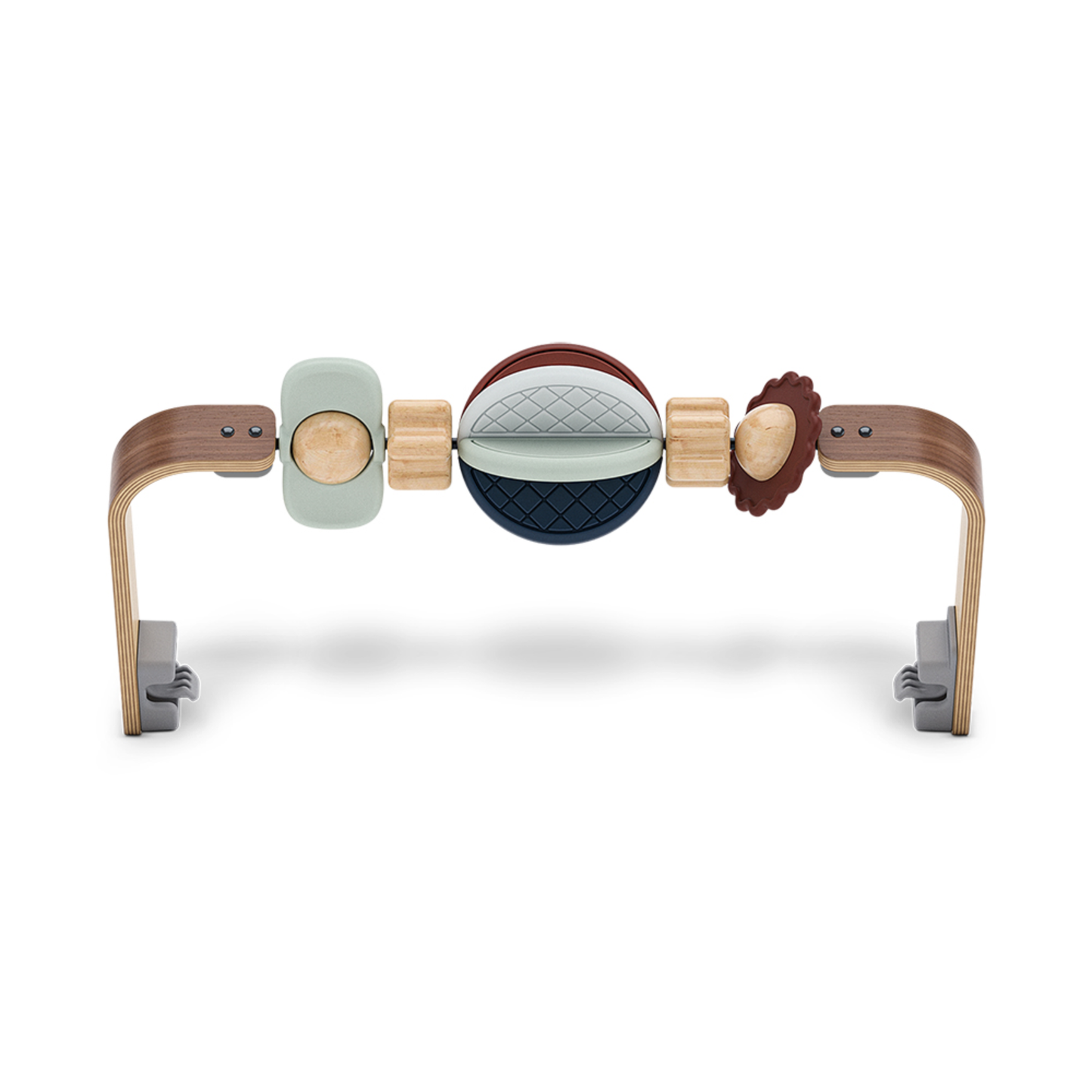 Barra de Juguetes Wonder Wheel para UPPAbaby Mira Estimula Motricidad Fina, Madera FSC®, Plegable y Fácil Instalación