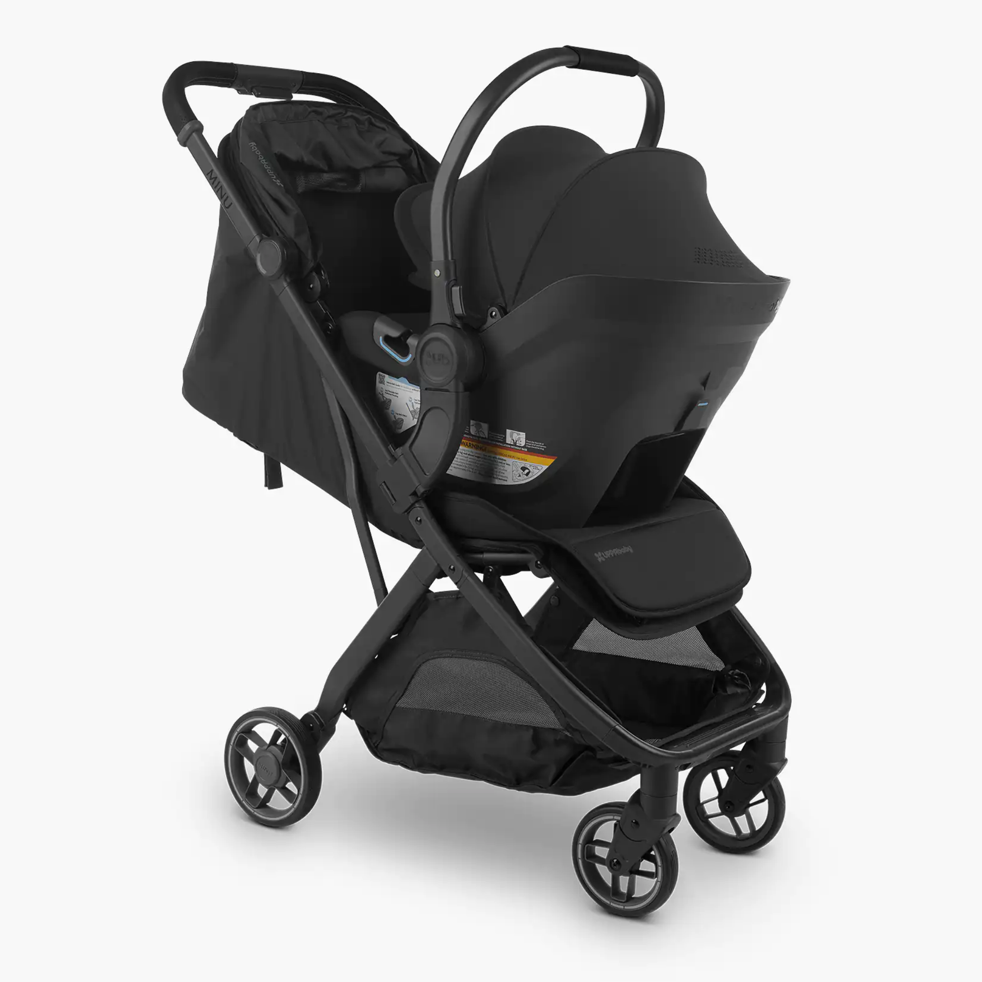 Adaptadores UPPAbaby Minu V3 para Asiento de Coche Compatibles con Aria Mesa, Instalación sin Herramientas y Plegable con el Carrito