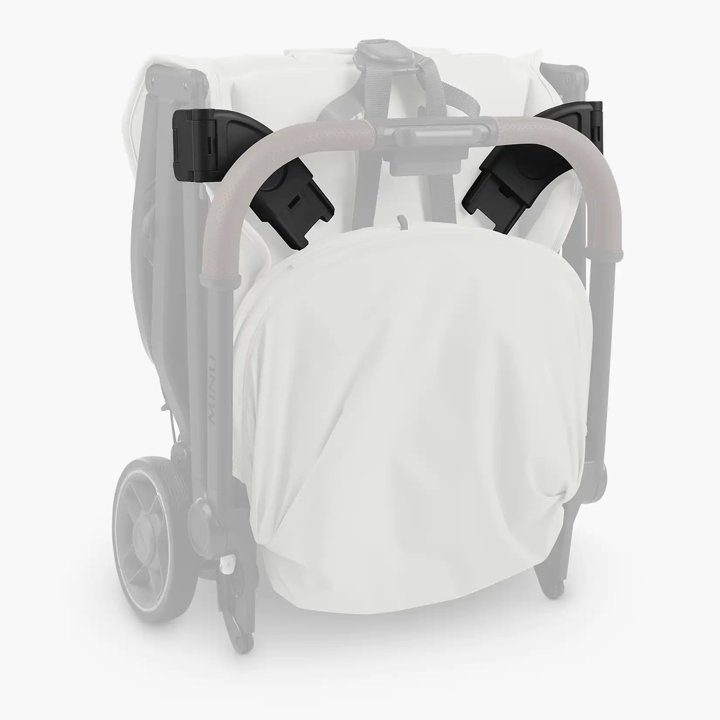 Adaptadores UPPAbaby Minu V3 para Asiento de Coche Compatibles con Aria Mesa, Instalación sin Herramientas y Plegable con el Carrito