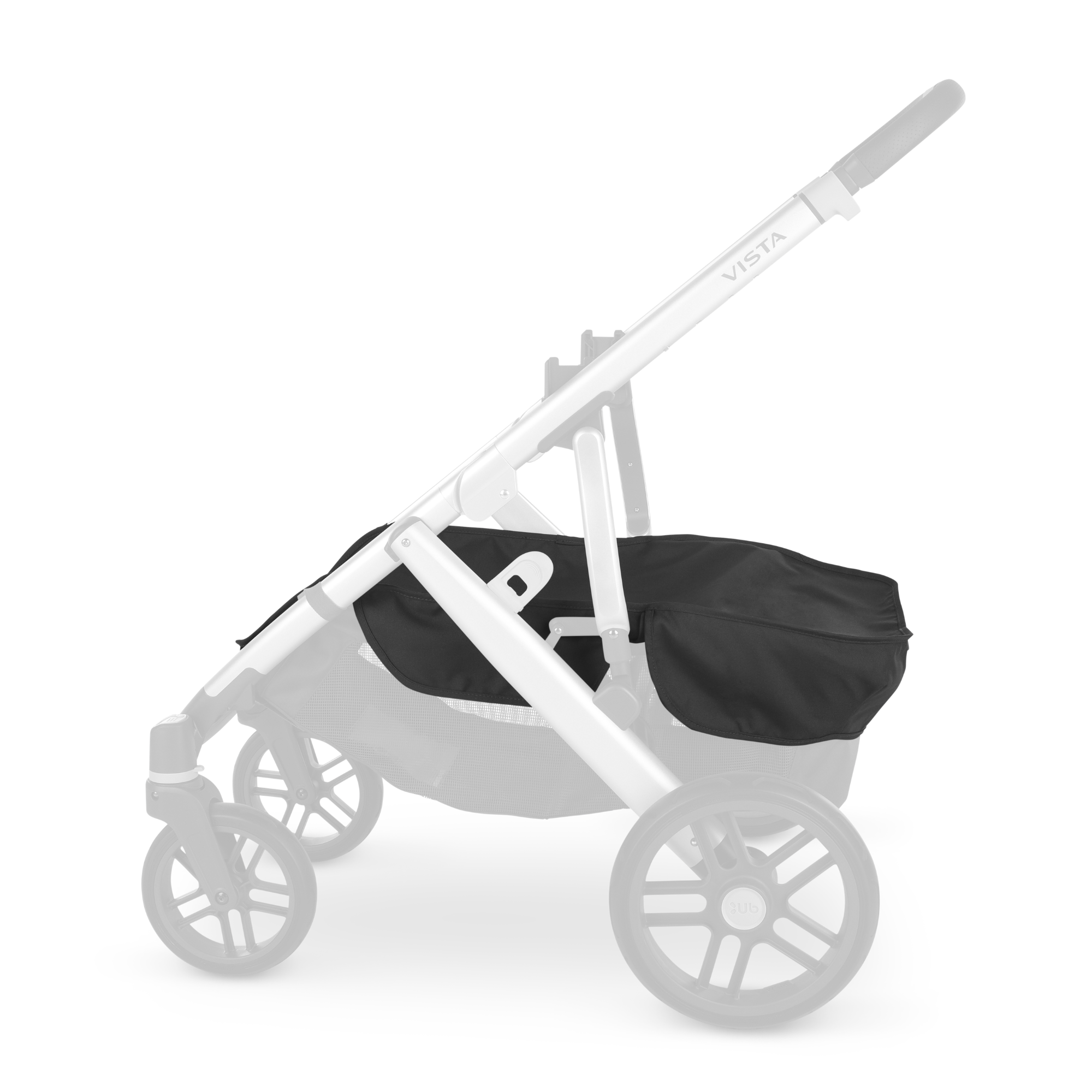 Protector de Cesta UPPAbaby Vista V2 y V3 Resistente al Agua, Fácil Instalación, Acceso Abatible y Mantiene tus Pertenencias Seguras y Ocultas
