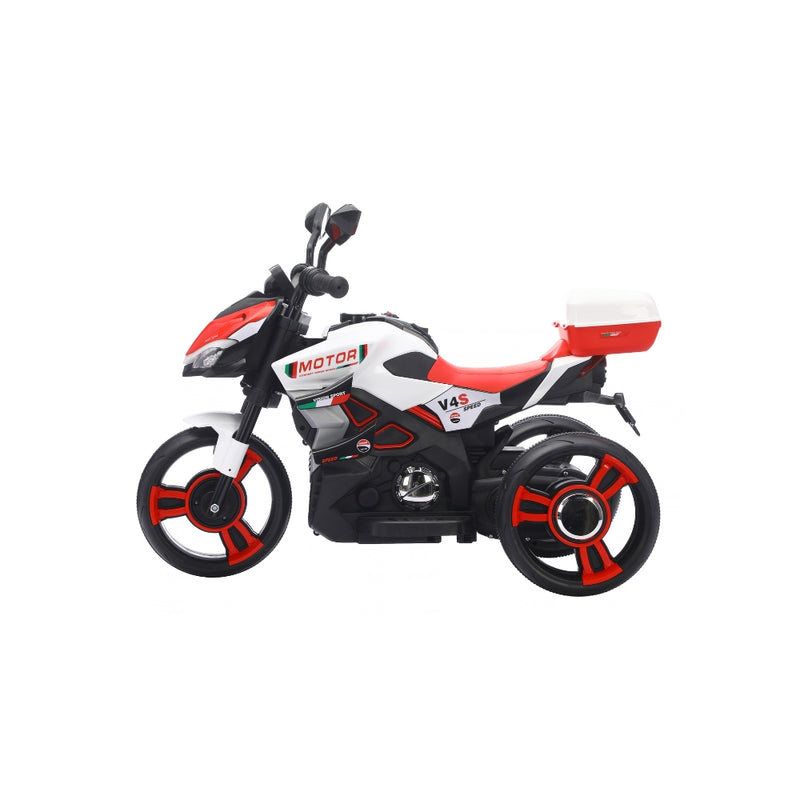 Motocicleta Montable Eléctrica V4s Speed Con Música Y Luces