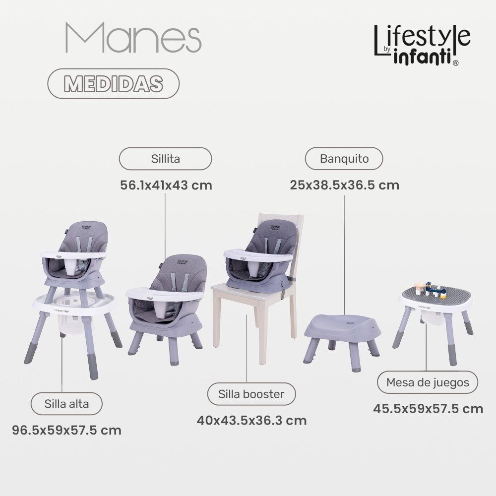 Silla Alta Para Bebé 7 En 1 Manes Lifestyle By Infanti
