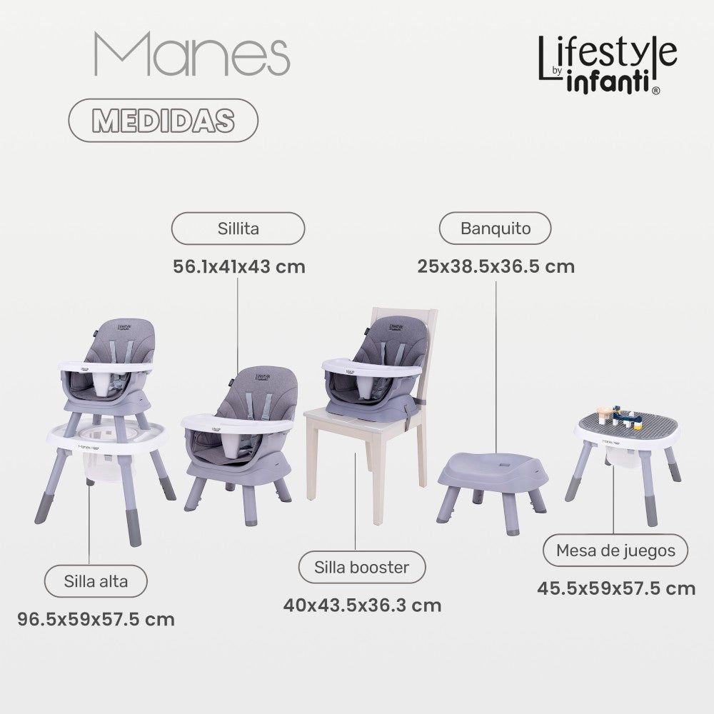 Silla Alta Para Bebé 7 En 1 Manes Lifestyle By Infanti