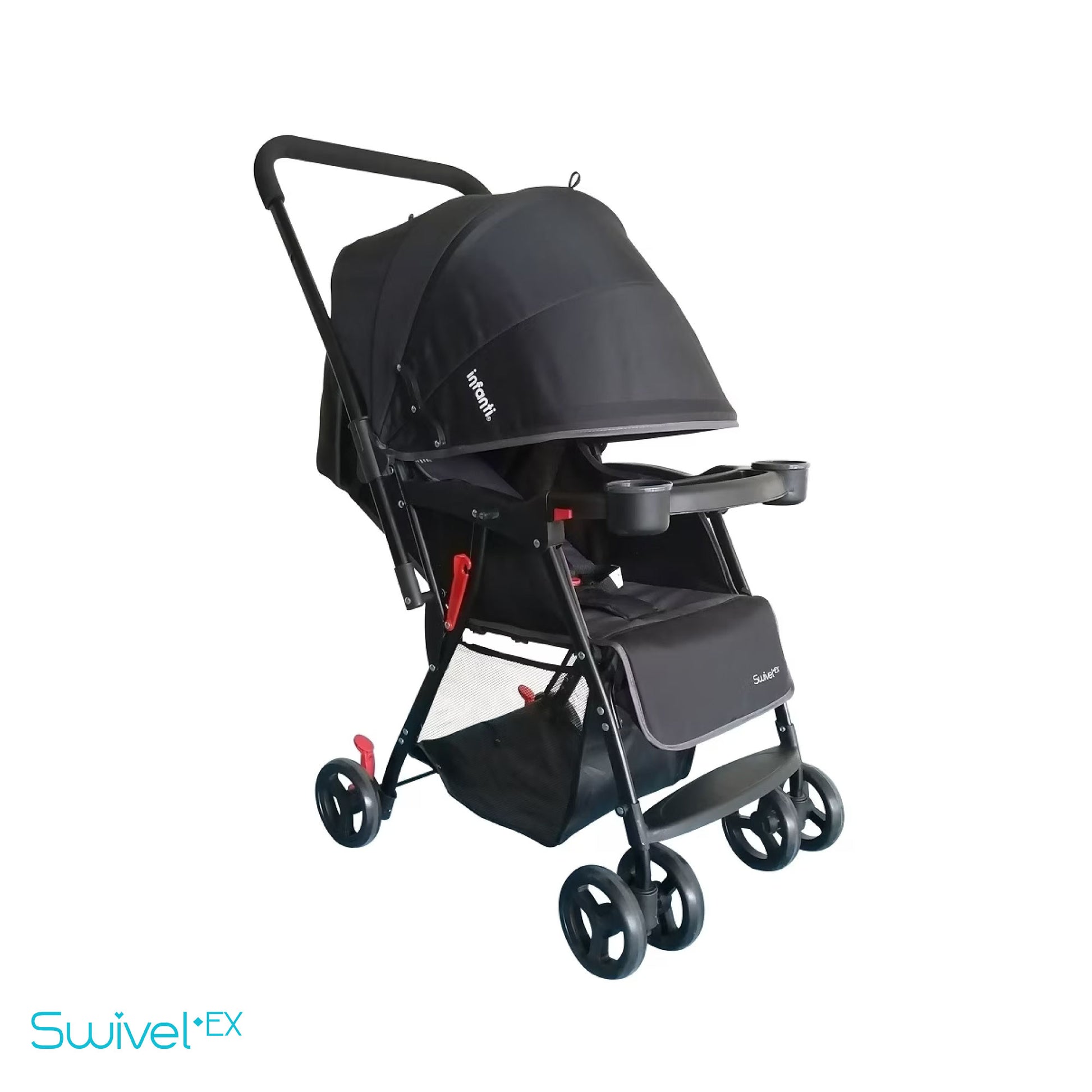 Carriola Infanti Swivel Para Bebe Con Mango Reversible