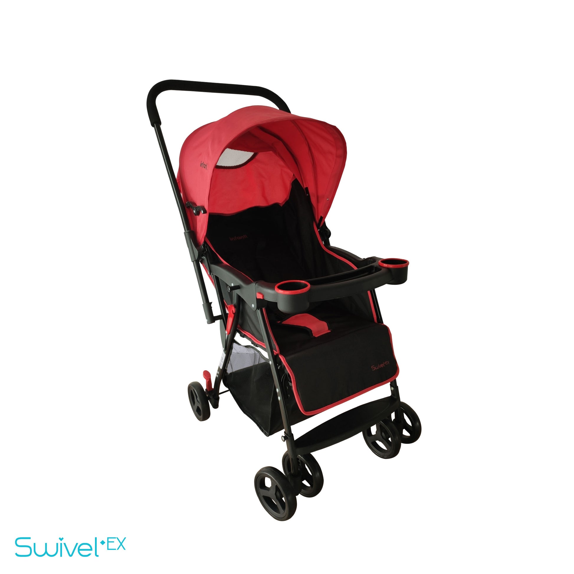 Carriola Infanti Swivel Para Bebe Con Mango Reversible