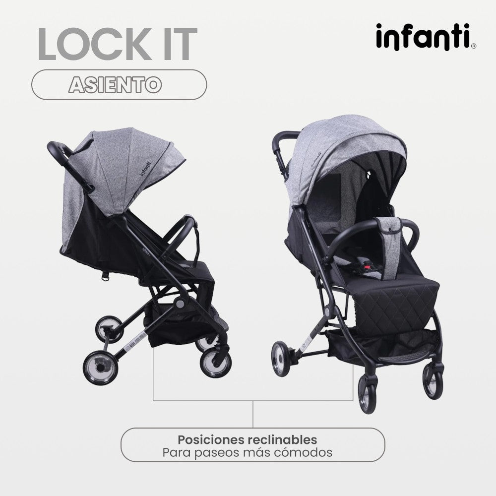 Infanti Carriola Lock It Lite Tipo Maleta Ultraligera