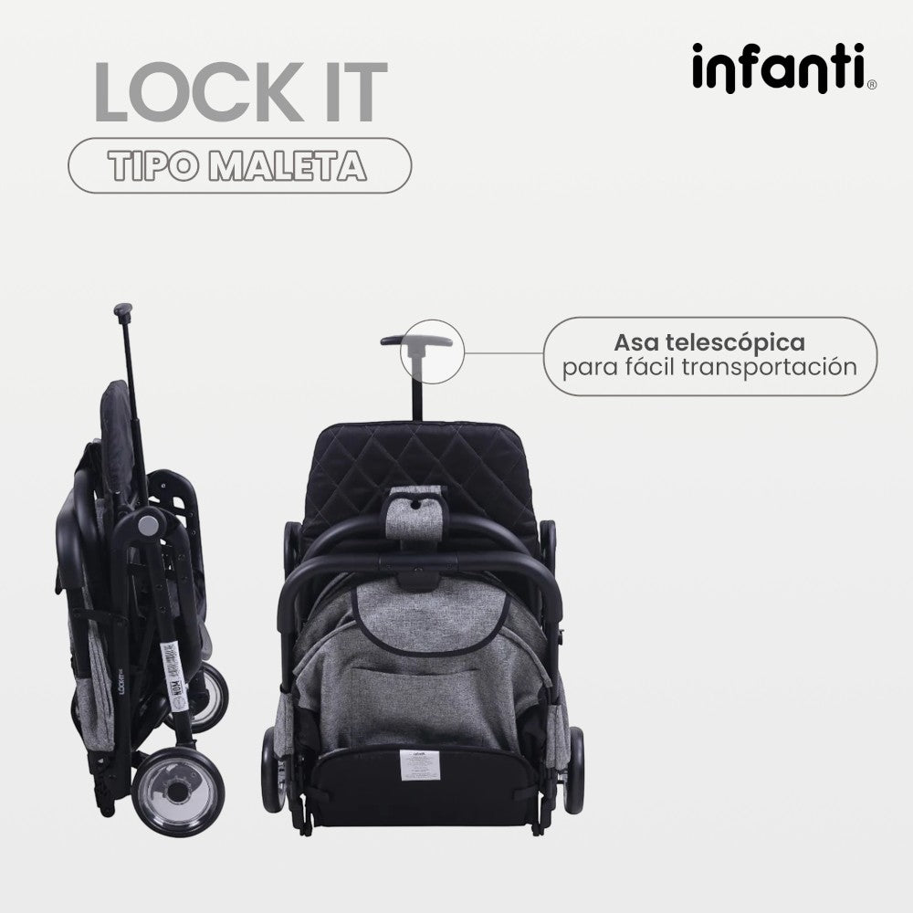 Infanti Carriola Lock It Lite Tipo Maleta Ultraligera