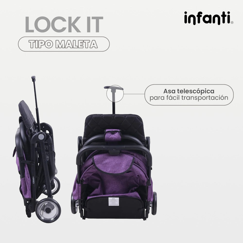 Infanti Carriola Lock It Lite Tipo Maleta Ultraligera