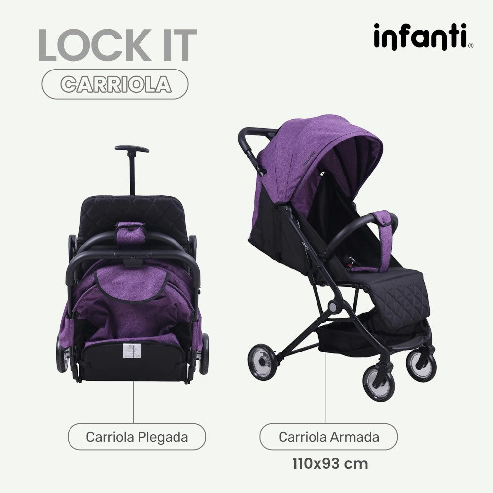 Infanti Carriola Lock It Lite Tipo Maleta Ultraligera