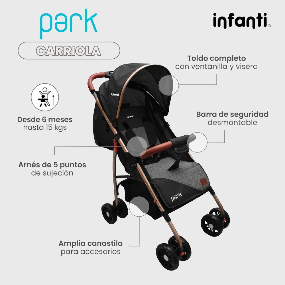 Carriola Park Infanti Ligera Y Portátil