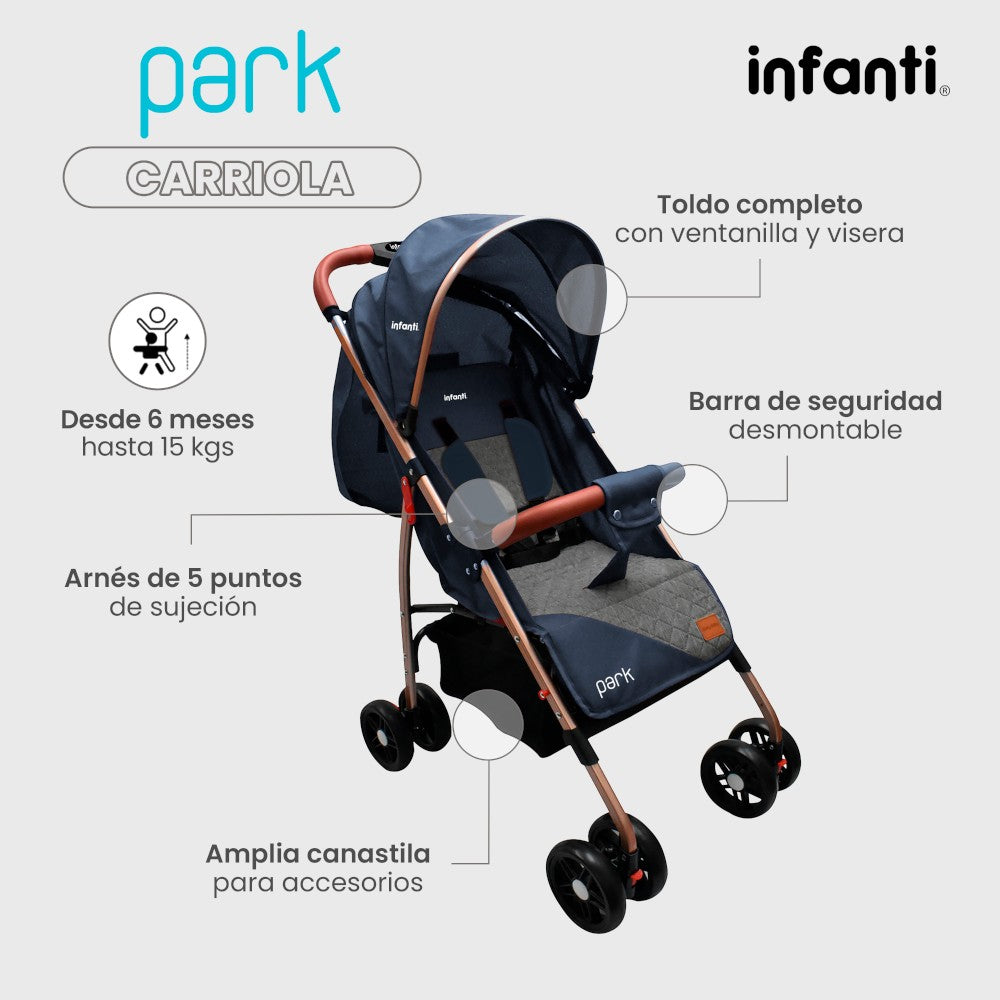 Carriola Park Infanti Ligera Y Portátil