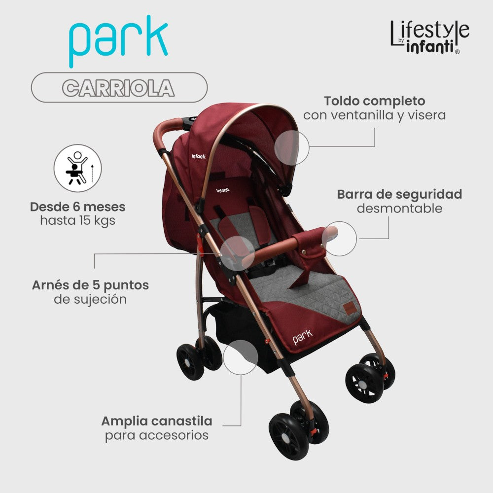 Carriola Park Infanti Ligera Y Portátil