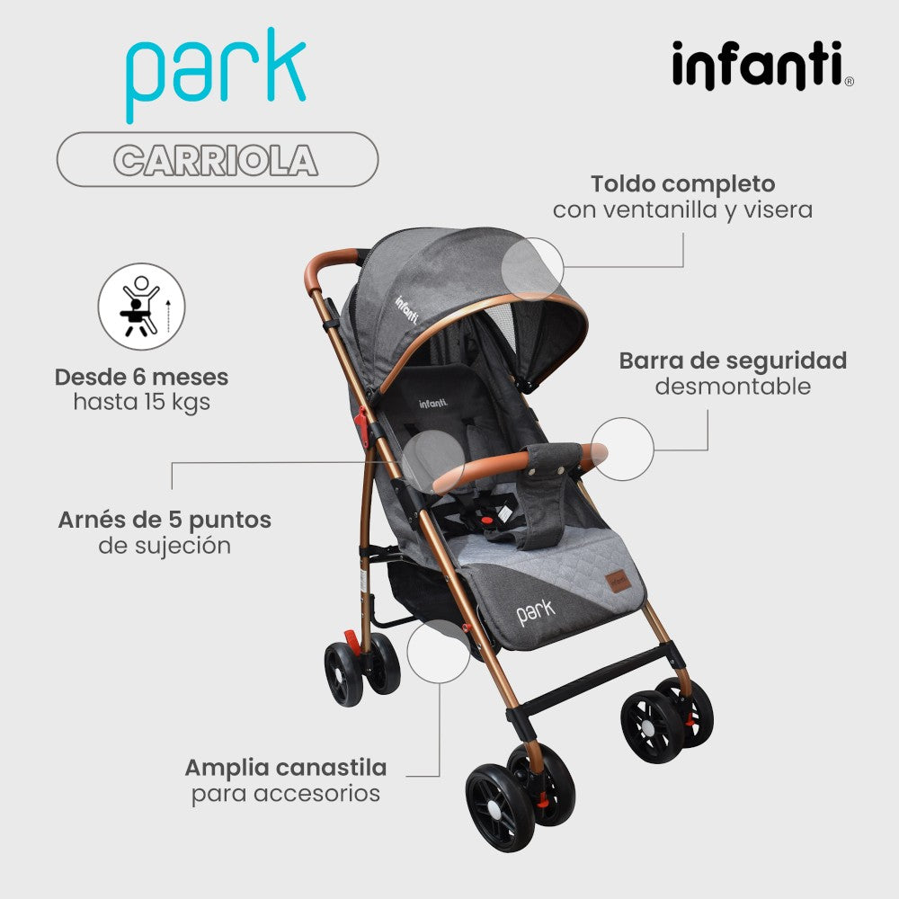 Carriola Park Infanti Ligera Y Portátil