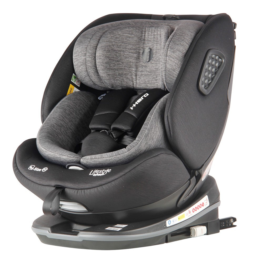 Autoasiento Lifestyle By Infanti I-Hero I-Size Negro/Gris