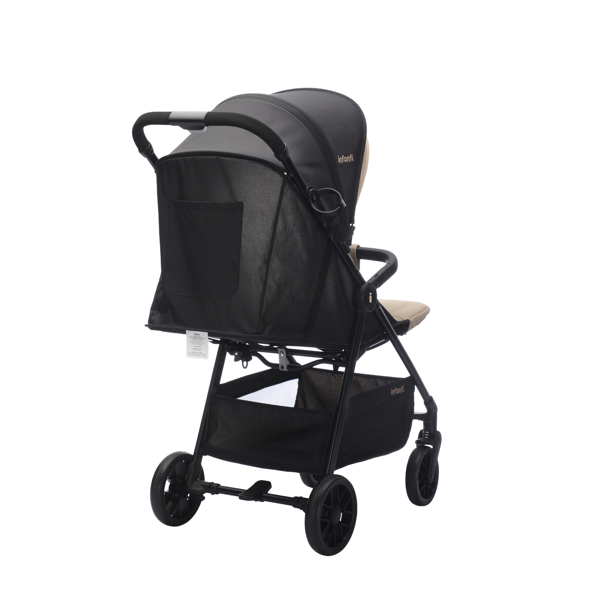 Set Carriola Ligera Grace y Colecho Vinny Gris Con Beige