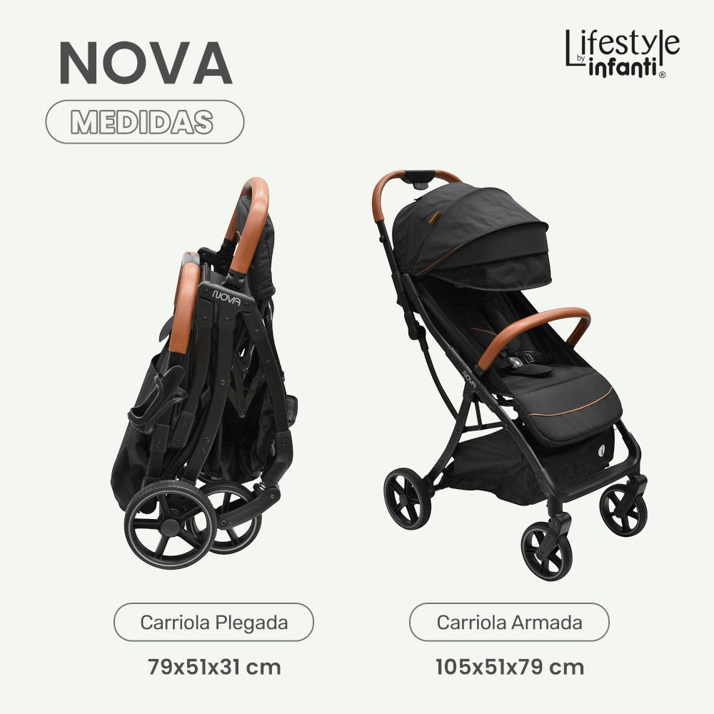 Carriola Nova Lifestyle by Infanti Para Bebe Con Plegado Automático