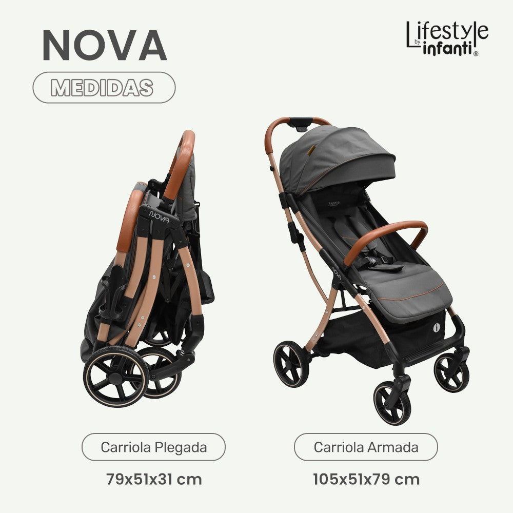 Carriola Nova Lifestyle by Infanti Para Bebe Con Plegado Automático