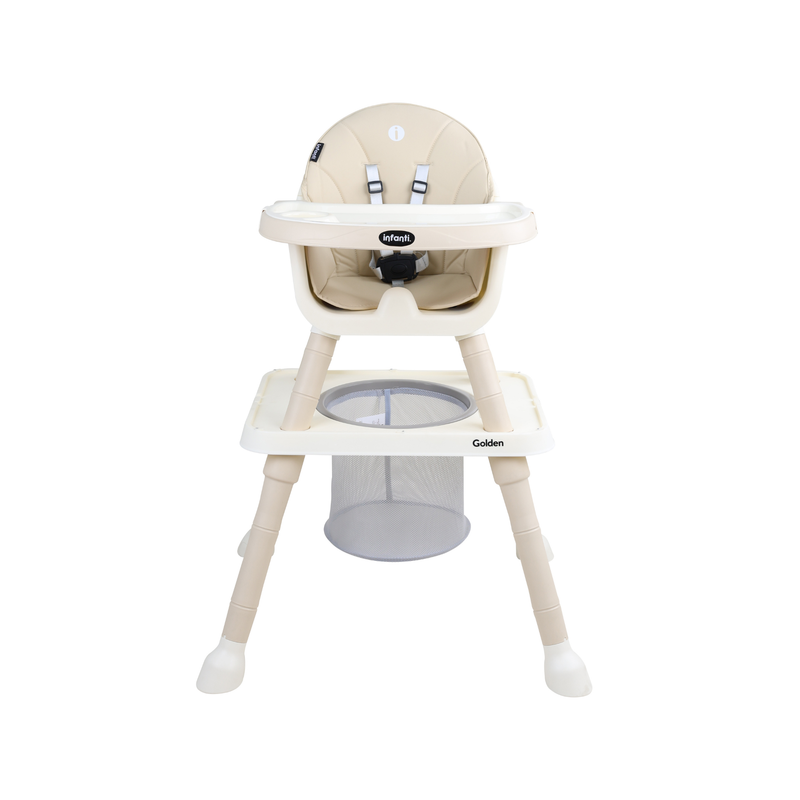 Silla Alta Infanti 6 en 1 Golden Multifuncional Con Charola Y Mesa De Actividades
